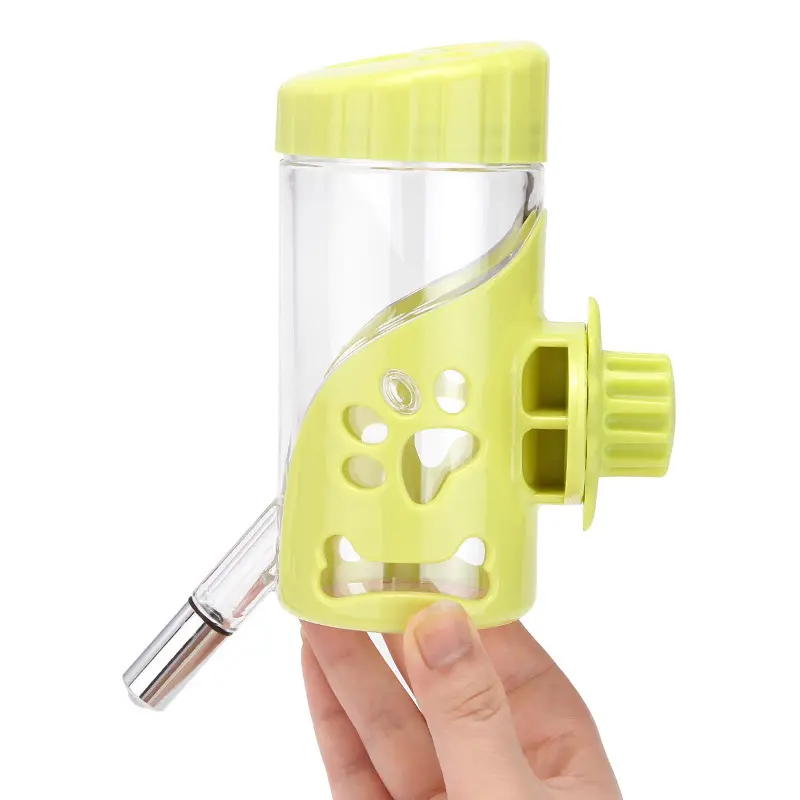 Pet Water Feeder Bottle Cage Kennel No Drip Automatic Hanging Water Bottle with Stainless Steel ball for Dog Cat Puppy Rabbit
