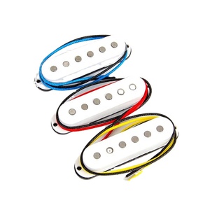 Nhà Máy Giá Alnico 5 Pickup So Le <span class=keywords><strong>hmv</strong></span> SSS ST Pick up cuộn dây duy nhất Guitar <span class=keywords><strong>pickups</strong></span> cho bán Trắng - Product Image 1