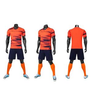 Uniforme de Fútbol de Alta Calidad, Transpirable, de Secado Rápido, Talla Grande, Económico, 100% Poliéster, Color Naranja - Product Image 1
