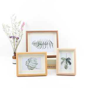High Quality Colorful Wooden Deep Shadow <strong>Box</strong> <strong>3D</strong> <strong>Box</strong> Photo <strong>Frame</strong> Art Picture <strong>Frame</strong> - Product Image 1