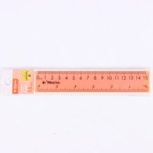 15Cm Dubbelzijdige Plastic Student Briefpapier Fluorescerende Dual-<span class=keywords><strong>Scale</strong></span> Rechte Liniaal Voor Schoolgebruik - Product Image 1