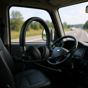 Auriculares Inalámbricos Over-Ear con Cancelación de Ruido para Conductores de Camiones, Auriculares Bluetooth Edición Estadounidense - Product Image 2