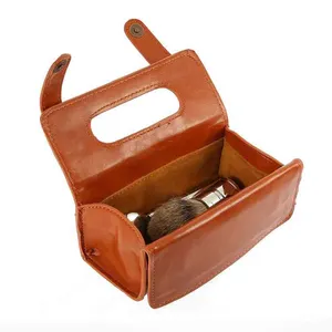 Custom Leather Elec-Shaver Bag Holder Case Box Men Electronic Razor Protector Carry Bag Travel Bags For Philips For Panasonic