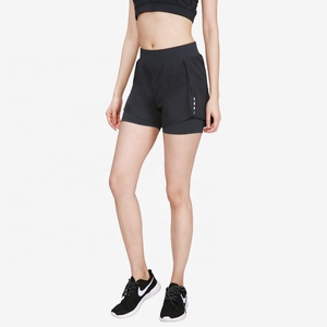 Pantalones cortos para correr 2 en 1 para <span class=keywords><strong>mujer</strong></span> con bolsillo para teléfono, pantalones de secado rápido, falda de Yoga, ropa de voleibol, <span class=keywords><strong>mallas</strong></span> de entrenamiento, pantalones cortos atléticos - Product Image 2