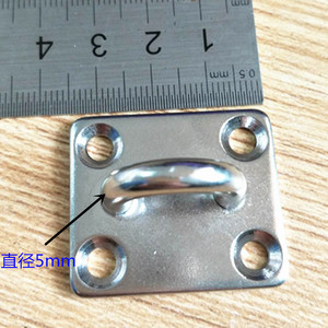 Loquet de porte carré en acier inoxydable Hui Ding 304 Phi5 Phi6 Phi8, crochet de quincaillerie extérieure - Product Image 2