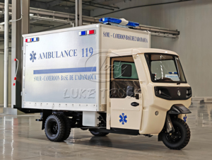 Ambulance à trois roues Véhicule médical d'urgence à 3 roues Transport de premiers secours en zone rurale Ambulance - Product Image 2