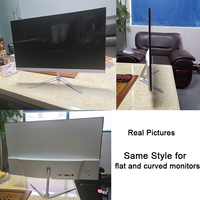 Precio de fábrica, Negro/rojo/1920x1080 IPS 23,8 pulgadas 24 pulgadas escritorio curva Monitor juego de ordenador Monitor