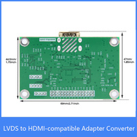 Adaptateur de carte LVDS vers HD compatible, convertisseur compatible avec les résolutions 1080P et 720P, compatible avec Raspberry Pi