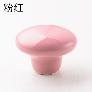 Antique Rural <b>Ceramic</b> Single-Hole Drawer Handles Colorful Cabinet Closet Door Pulls with Modern Design Durable Kitchen Dresser - Product Image 2
