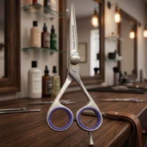 Professional Model Stainless Steel Convex Edge Right-Handed Scissors - Product Image 2