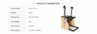 Quintrol Maple Pilates Ladder Barrel Correcteur de colonne vertébrale en bois pour entraînement à domicile, renforcement et étirement Pilates