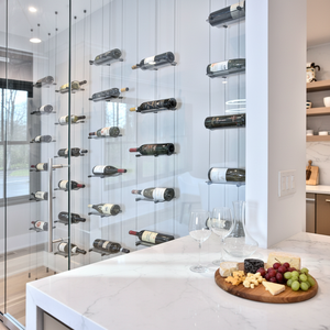 Étagère à Vins Prix Usine, Suspension Câble 1,5mm, Porte-Bouteilles Mural, Système Flottant à Câbles pour Vins - Product Image 3