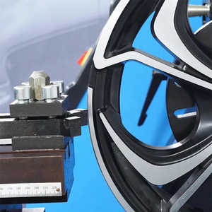 Ba xi lanh hợp kim rim thẳng máy tự động rim thẳng máy với cần cẩu rim sửa chữa máy - Product Image 5