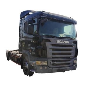 Tracteur noir d'occasion pour <span class=keywords><strong>SCANIA</strong></span> G380 Tracteur de remorquage manuel <span class=keywords><strong>6x2</strong></span> de haute qualité - Product Image 1