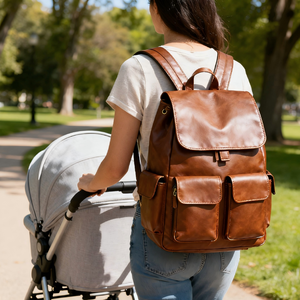 <span class=keywords><strong>Sac</strong></span> à <span class=keywords><strong>langer</strong></span> personnalisé par le fabricant, en cuir PU antichoc, <span class=keywords><strong>sac</strong></span> à dos matelassé, <span class=keywords><strong>sac</strong></span> à <span class=keywords><strong>langer</strong></span> pour bébé avec grande capacité de rangement - Product Image 6