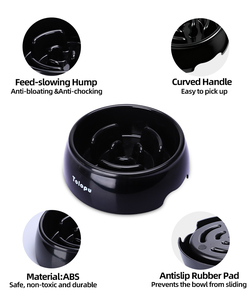 Platos para Perros, Platos de Viaje Antideslizantes y Ecológicos para Cachorros, que Reducen <span class=keywords><strong>la</strong></span> Velocidad de Comida, Material Plástico de Grado Alimenticio, Previenen <span class=keywords><strong>la</strong></span> <span class=keywords><strong>Obesidad</strong></span> - Product Image 3