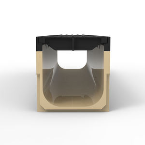 Caniveau de drainage en résine F900, drainage en béton polymère avec grille en fonte ductile - Product Image 2
