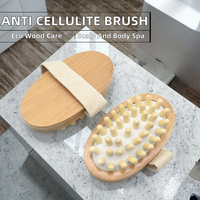 Peigne de massage en bois écologique Yu pour le corps, anti-cellulite, apaisant, avec coussin d'air pour huiles essentielles, brosse de massage du cuir chevelu