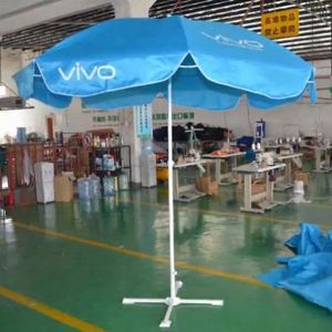 Sombrilla de Playa Recta Personalizada para Exteriores, Control Semiautomático, 210D Oxford + Estructura de Acero, Regalo Empresarial para Adultos - Product Image 5