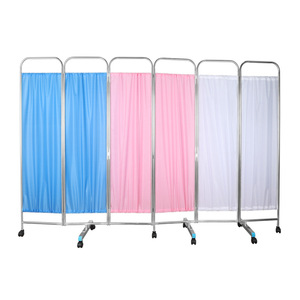 <b>Folding</b> Medical <b>Screen</b> Stainless Steel Movable Partition For Hospital Clinic Office Bedroom Outdoor Use - Product Image 1