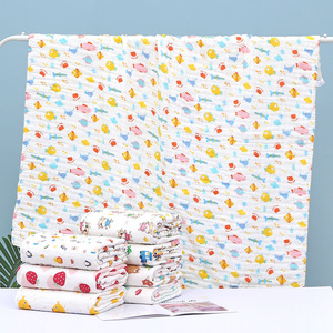 Odem Tùy Chỉnh Thiết Kế 6 Hai Lớp Ấm Cúng In Leopard Muslin Sang Trọng Chăn Bộ Đồ Giường Swaddle Chăn Cho Bé - Product Image 3