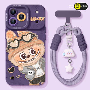 Coque de téléphone pour Apple 17, iPhone 17/17 Air/17 Pro/Max/16/15, nouveau iPhone 16 Pro Max/14 Pro, objectif PM, protection intégrale, PVC, cordon - Product Image 4