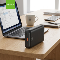 Chargeur mobile universel O E M en polymère, double type C PD 20W, charge rapide, mini batterie externe portable 20000mAh, écran LCD