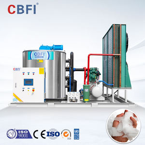 8 Tonnen industrielle Meersalz Wasser Flocke Eismaschine Maschine Schneeflocke Eis Herstellung Flocke Eismaschine Preis für Fisch Meeres früchte Markt - Product Image 1