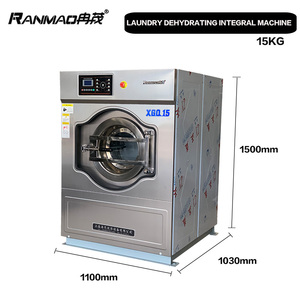 15kg thép không gỉ hoàn toàn tự động máy giặt vắt công nghiệp thương mại máy giặt với nước lạnh làm sạch - Product Image 4