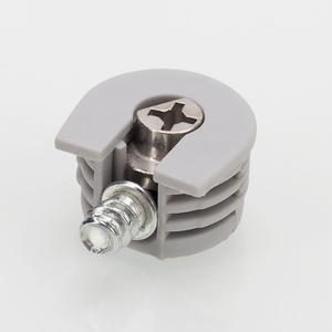 Kit de conexión de muebles <span class=keywords><strong>3</strong></span> en 1, sujetadores <span class=keywords><strong>para</strong></span> estantes, soporte de montaje, Hardware, bloqueo de leva, soporte de estante, pasadores, tornillos, cocina, comedor - Product Image 5