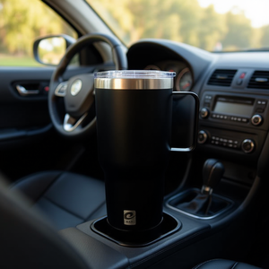 Vaso Térmico Portátil de Acero Inoxidable de 900 ml con Asa para Uso en el Automóvil - Product Image 3