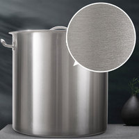 Panci Stok Baja Tahan Karat Modern, Kapasitas Besar, Peralatan Dapur Komersial, Desain Dasar Komposit, Set Peralatan Masak, Penawaran Spesial