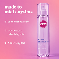 Brume corporelle hydratante légère et non collante au sucre vanillé et à la crème de marshmallow grillé pour femme 200ml