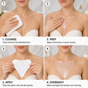 Parches de Silicona Hipoalergénicos Reutilizables DOYOYA, Directo de Fábrica, para el Cuidado del Pecho y el Escote - Product Image 4