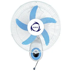 AC/DC operated ricaricabile solare 3-speed oscillante ventilatore a muro