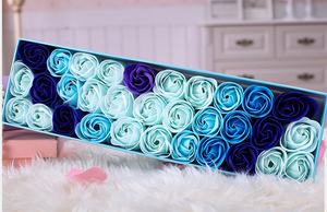 Fleur <span class=keywords><strong>de</strong></span> Bain Artificielle 33pcs Par Boîte <span class=keywords><strong>Rose</strong></span> Savon Fleurs Tête Mousse Savon Fleur Roses - Product Image 3