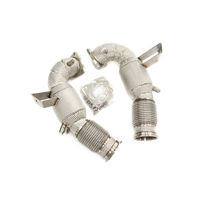 Tuyaux d'échappement en acier inoxydable neufs d'usine OUCHI, tuyau droit pour <span class=keywords><strong>Audi</strong></span> <span class=keywords><strong>R8</strong></span> V10 <span class=keywords><strong>2022</strong></span>+ OPF avec tuyaux d'échappement <span class=keywords><strong>R8</strong></span> de haute qualité - Product Image 1