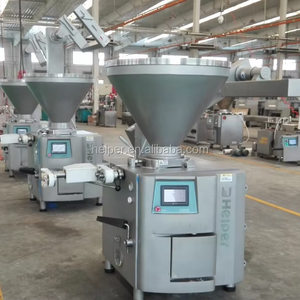 Chine Opération facile Rapide Chorizo Hot Dog Jambon Bacon <span class=keywords><strong>Saucisson</strong></span> Remplissage quantitatif Machine à farcir Remplisseur de saucisses - Product Image 6