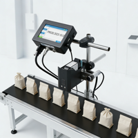 Imprimante jet d'encre thermique en ligne 2026, la plus vendue, pour codes de date de lot sur cartons et plastiques, 300 DPI, codes-barres/QR codes, portable, haute performance