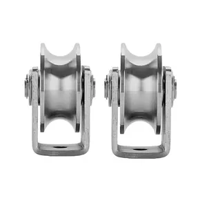 Structure cylindrique à une rangée de roulement à rouleaux de convoyeur de <span class=keywords><strong>rail</strong></span> de la rainure en H de l'acier inoxydable 304 <span class=keywords><strong>pour</strong></span> des applications de machines - Product Image 1