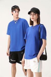 High Quality 100% Cotton Solid Luxury Blank Unisex Eco-Friendly Quick Dry Short Sleeve T-<b>Shirt</b> with Custom Print for Women & Men - Product Image 6
