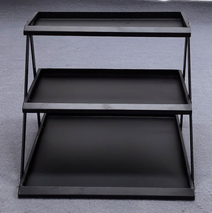 Estante pequeño trapezoidal de metal para supermercado, exhibición multicapa de Servicio Ligero para Snack Gum, tienda de conveniencia, estante de almacenamiento para <span class=keywords><strong>cajero</strong></span> - Product Image 3