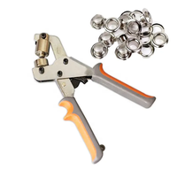 Prix abordable : Mini poinçonneuse manuelle à œillets de 10 mm, outil de poinçonnage à main, pince pour tissu X-Display, 1 pièce + 30 œillets