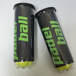 Pelota de Pádel de goma natural y lana 2024 profesional de alta calidad del fabricante de China más nuevo de 45%. - Product Image 3