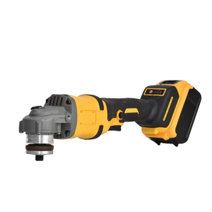Juego de Herramientas para Trabajar la Madera, Amoladora Angular Eléctrica Recargable de Litio sin Escobillas, Llave Inalámbrica, Color Amarillo - Product Image 1