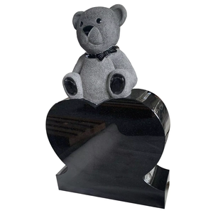 YOUFINE Pierre tombale en granit noir sculptée à la main de style européen moderne, Vierge <span class=keywords><strong>Marie</strong></span>, finition polie, design personnalisable, 5+ ans - Product Image 6