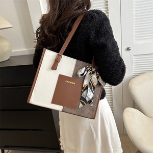 <span class=keywords><strong>Sac</strong></span> Colorblock Grande Capacité Mode <span class=keywords><strong>Femme</strong></span> <span class=keywords><strong>Sac</strong></span> Bandoulière <span class=keywords><strong>Sac</strong></span> à <span class=keywords><strong>Main</strong></span> Fourre-Tout - Product Image 3