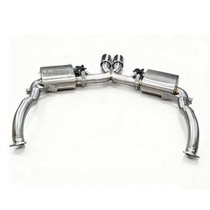 ระบบท่อไอเสีย Cat Back สำหรับรถ <span class=keywords><strong>Porsche</strong></span> Boxster/<span class=keywords><strong>Cayman</strong></span> (987.2) <span class=keywords><strong>2.7</strong></span> ปี 2009-2012 พร้อมวาล์วควบคุม ทำจากสแตนเลส ประสิทธิภาพสูง - Product Image 3