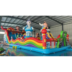WINWAY, castillo inflable de PVC para exteriores personalizable, Arco Iris gorila, tema de unicornio, parque de animales, soplador, garantía de 3 años, fácil configuración - Product Image 2
