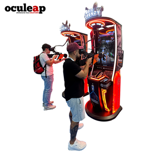 เครื่องเล่นเกม VR Oculeap 2026 ใหม่ 3D 7D 9D เกมอาร์เคดเสมือนจริง แพลตฟอร์มเคลื่อนไหว ผู้จัดจำหน่าย เครื่องจำลองการยิง 12D สำหรับเล่นในร่ม - Product Image 3